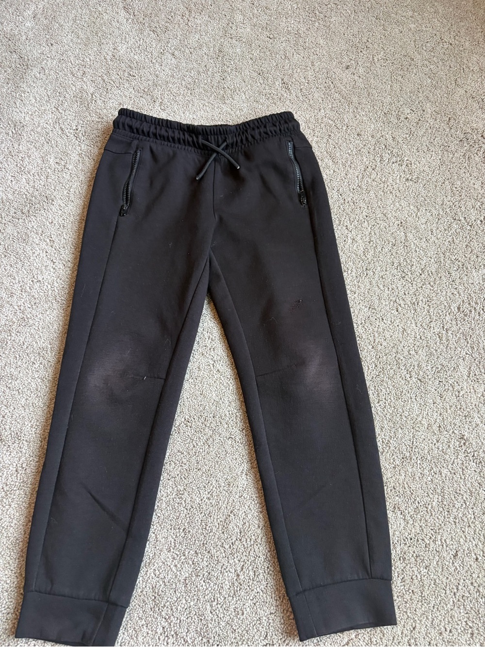Boys Black Jogger Pants - Comfortable Everyday Stretch